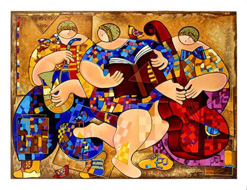 Dorit Levi-הדפס משי-643 : image 1