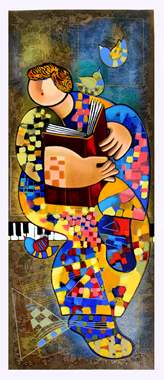 Dorit Levi-הדפס משי-615 : image 1