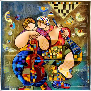 Dorit Levi-הדפס משי-610 : image 1