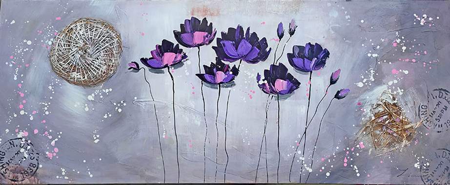  purple flowers : image 1