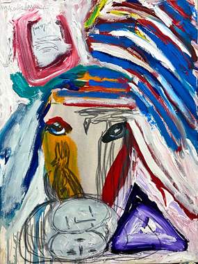 Menashe Kadishman-מנשה קדישמן-N* 7273 : image 1