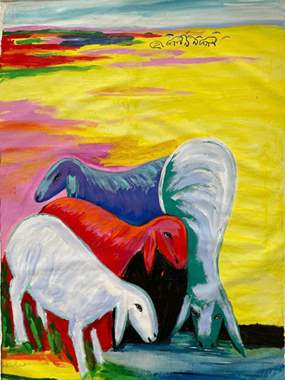 Menashe Kadishman-מנשה קדישמן-N* 7672 : image 1