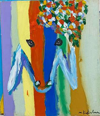 Menashe Kadishman-מנשה קדישמן-N* 2002 : image 1