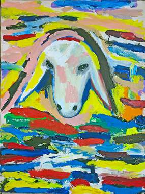 Menashe Kadishman-מנשה קדישמן-N* 7681 : image 1