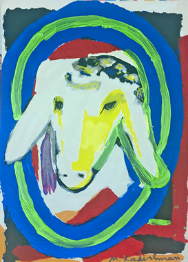 -N* 7707-Menashe Kadishman : image 1