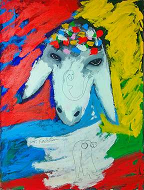 Menashe Kadishman-מנשה קדישמן-N* 9403 : image 1
