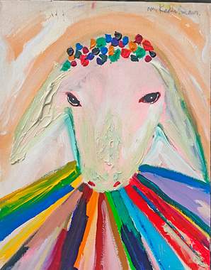 Menashe Kadishman-מנשה קדישמן-N* 7277-SOLD- : image 1