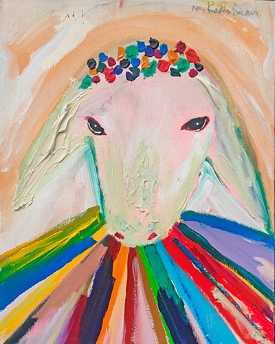 Menashe Kadishman-מנשה קדישמן-N* 7277-SOLD-